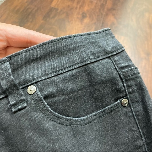 CALVIN KLEIN Ultimate Skinny Jeans black Stretch denim size 28/8 GUC - Picture 6 of 12